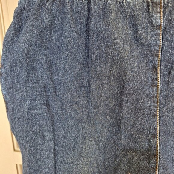 Classic Elements Woman Plus Sz18P Jeans NWT Elastic Waist Pockets Drk Wash - Picture 8 of 10